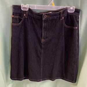 L.L. Bean denim skirt, size 10